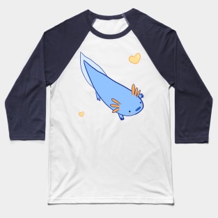 Blue axolotl Baseball T-Shirt